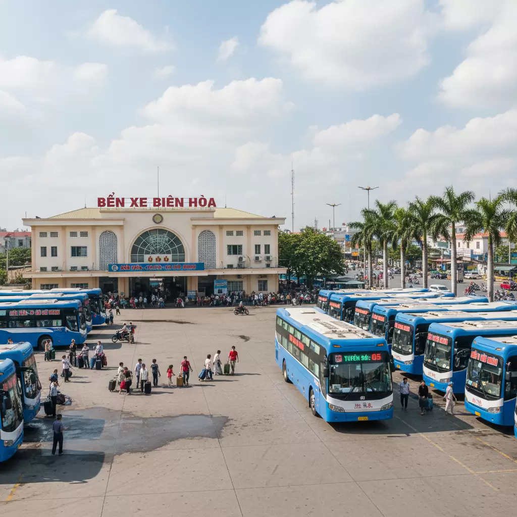 gemini_image_1767170484 Bến Xe Biên Hòa là điểm trung chuyển quan trọng kết nối Đồng Nai và TPHCM