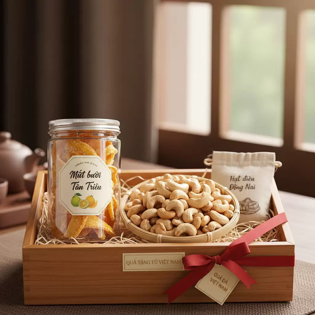 Mứt bưởi Tân Triều và Hạt điều Đồng Nai là hai món quà được du khách ưa chuộng nhất vì hương vị đặc trưng