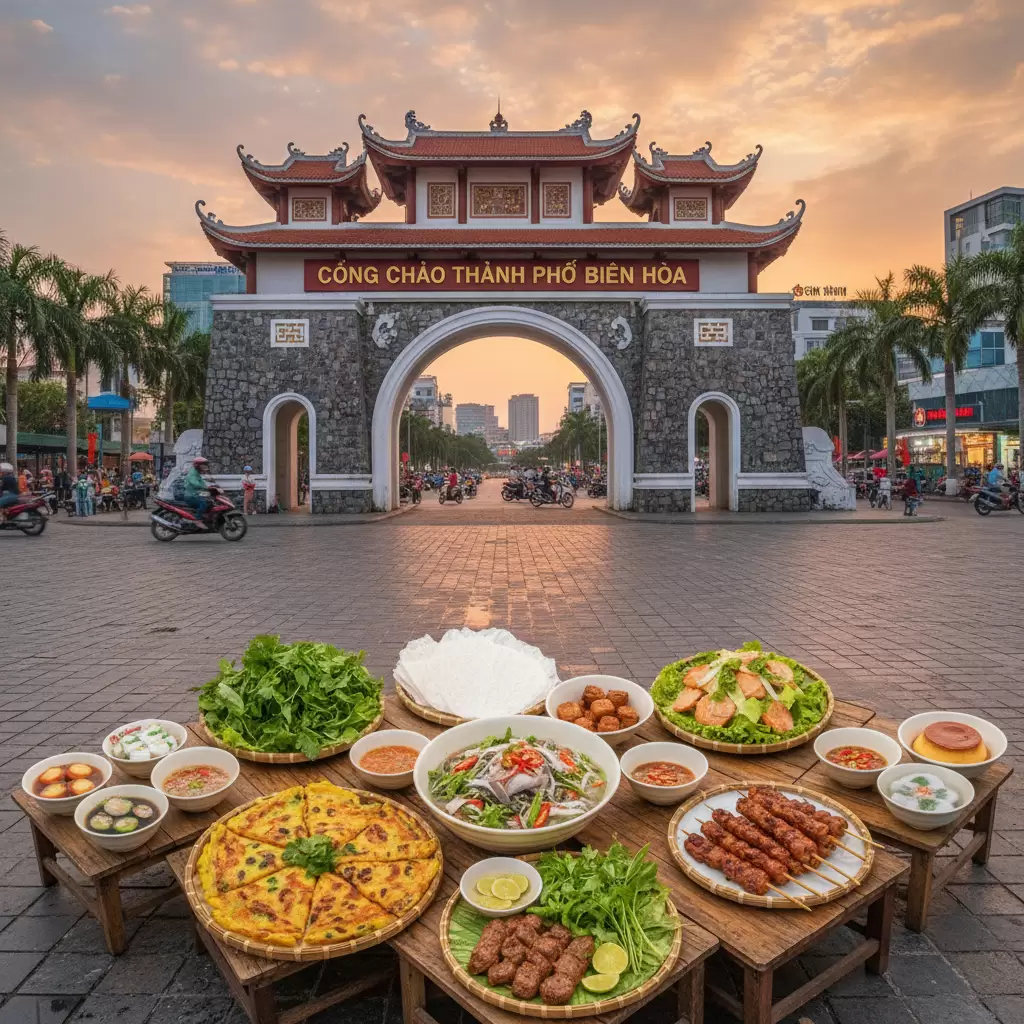 gemini_image_1767174244 Biên Hòa thành phố năng động với nền ẩm thực đa dạng là điểm đến lý tưởng để tìm kiếm những món quà ý nghĩa