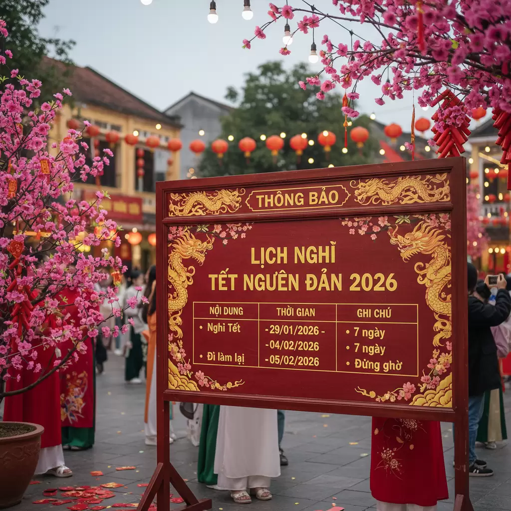 Bảng thông báo lịch nghỉ và hoạt động trở lại của các tuyến xe tại bến xe