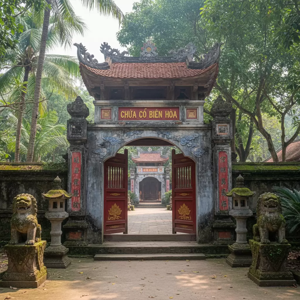 gemini_image_1767176386 Biên Hòa là nơi hội tụ của nhiều trung tâm tôn giáo có giá trị lịch sử và kiến trúc cao