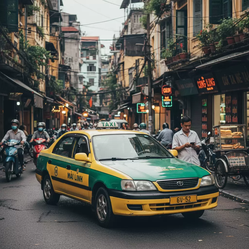 Taxi truyền thống là phương tiện di chuyển an toàn và tiện lợi tại Biên Hòa