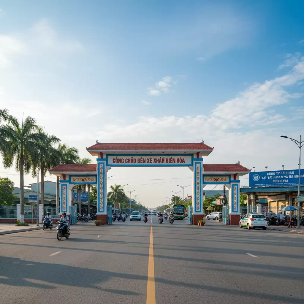 Bến xe Biên Hòa là điểm khởi hành chính kết nối Đồng Nai với các tỉnh thành Tây Nguyên