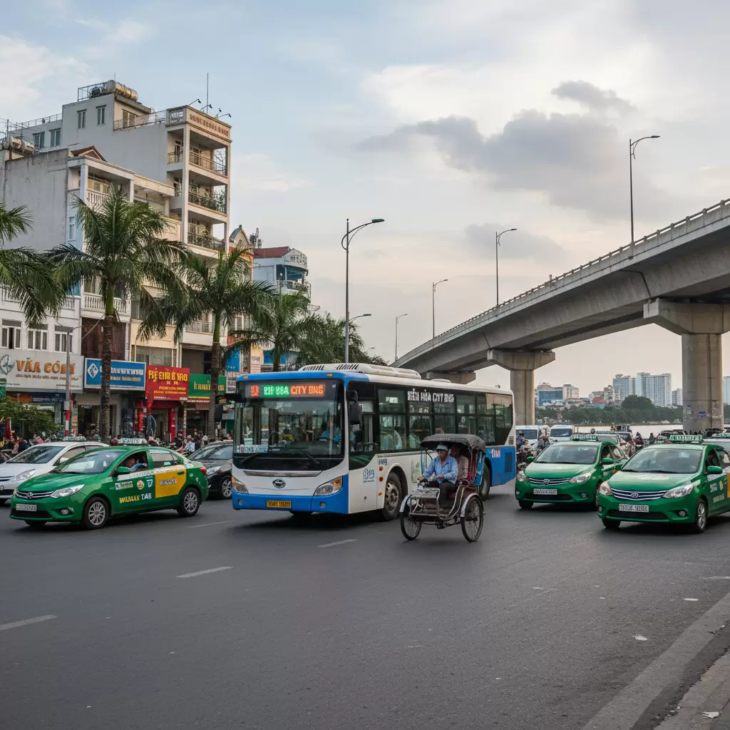 gemini_image_1767178593 Biên Hòa với sự phát triển đô thị cung cấp đa dạng lựa chọn di chuyển cho người dân