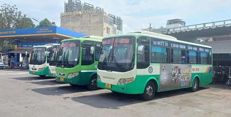 Hệ thống xe buýt hiện đại đóng vai trò quan trọng trong giao thông tại trung tâm thành phố Biên Hòa