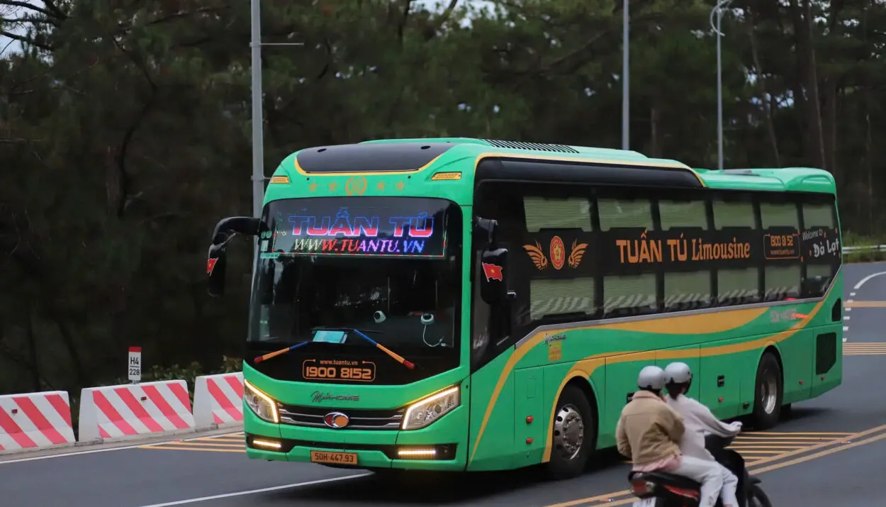Dịch vụ xe khách Tuấn Việt chuyên tuyến Biên Hòa  Tiền Giang chất lượng cao