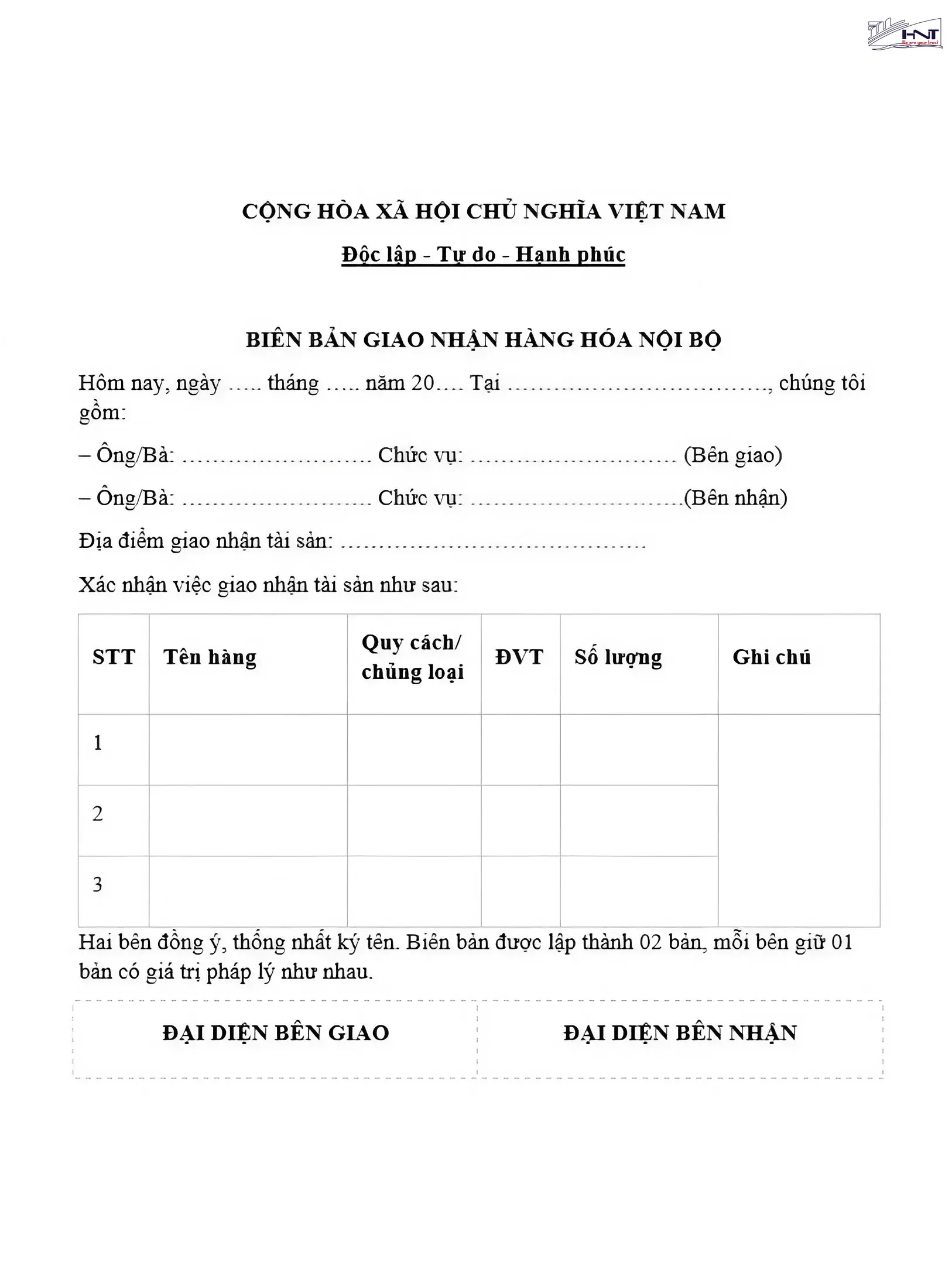 Quy trình bàn giao hàng hóa tại công trình được thực hiện minh bạch và kỹ lưỡng