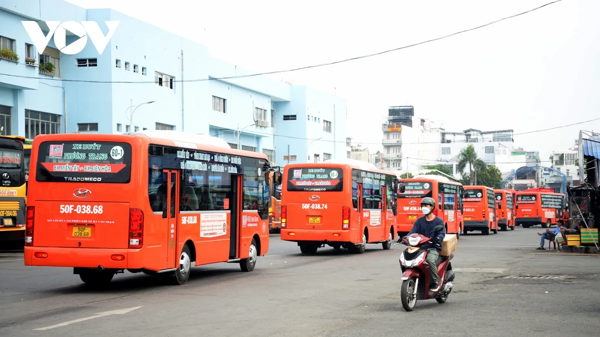 Tuyến xe buýt liên tỉnh 601 là cầu nối giao thông quan trọng giữa TPHCM và KCN Amata