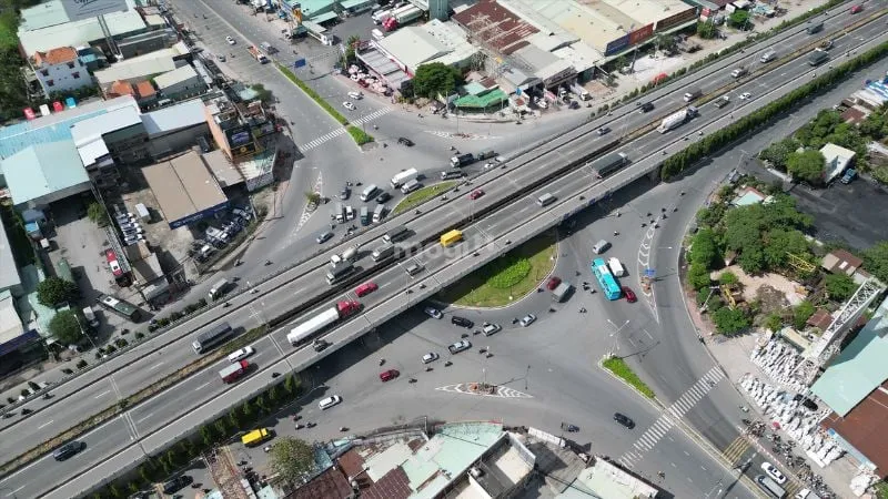 Ngã tư Bình Phước là nút giao thông huyết mạch kết nối TPHCM với các tỉnh lân cận
