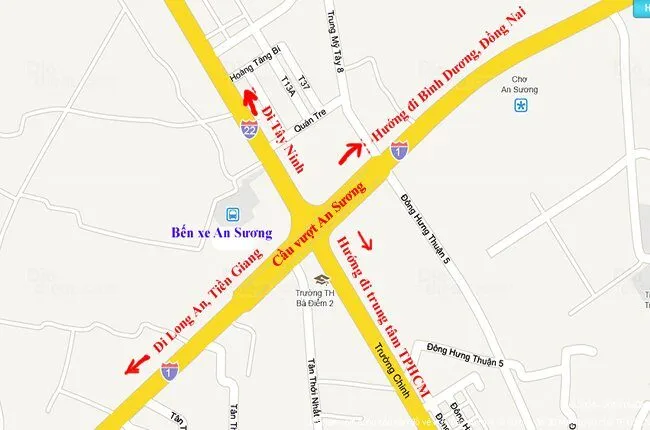 Lộ trình di chuyển chi tiết của nhà xe Thúy Hoa qua các tỉnh Tây Nguyên và Đông Nam Bộ