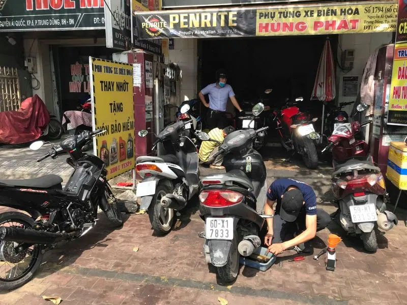 Tìm kiếm địa chỉ sửa xe máy uy tín gần khu vực bến xe Biên Hòa là nhu cầu thiết yếu của người dân và khách du lịch