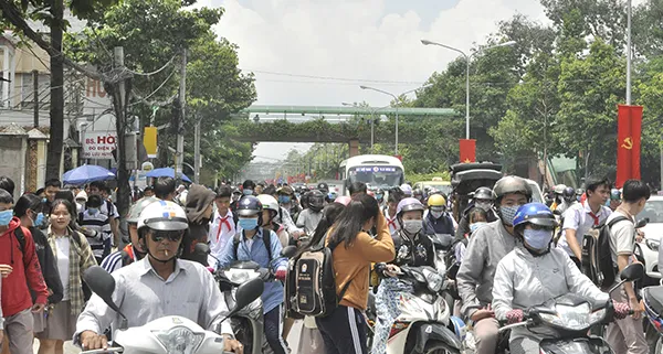 Hệ thống bãi đỗ xe chuyên nghiệp giúp giảm tình trạng ùn tắc tại khu vực cửa bến