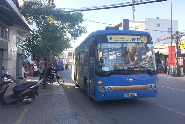 Tuyến xe buýt số 7 là phương tiện di chuyển chủ lực kết nối Biên Hòa và Vĩnh Cửu