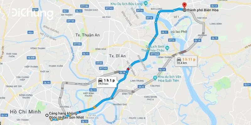 Lộ trình di chuyển tối ưu giúp tiết kiệm thời gian cho hành khách