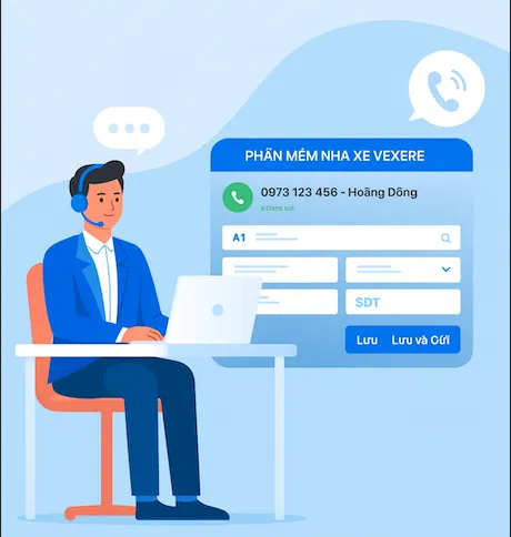Dịch vụ hỗ trợ đặt vé qua tổng đài hoạt động 247 để phục vụ hành khách