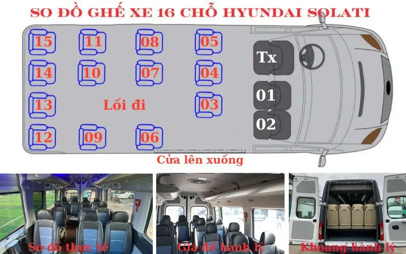 Hệ thống phương tiện đa dạng đáp ứng mọi quy mô đưa đón nhân viên
