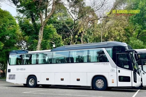 Hệ thống xe đưa đón giúp giảm thiểu rủi ro tai nạn giao thông và ùn tắc tại cửa ngõ KCN Giang Điền