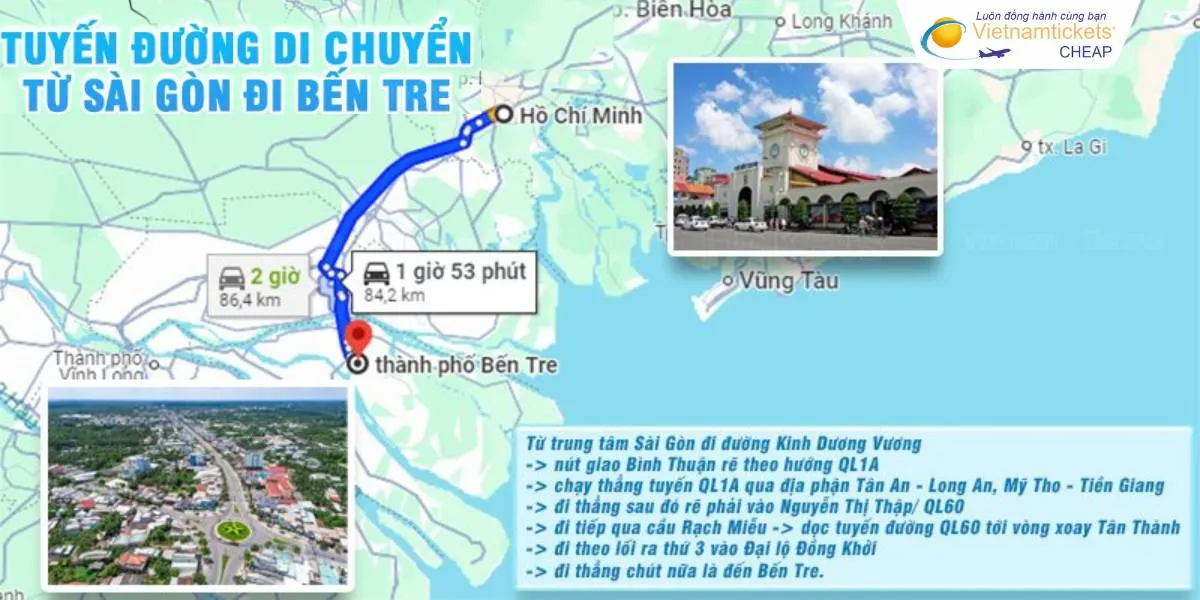 Hành trình đi qua những cung đường đẹp và các cây cầu huyết mạch nối liền xứ Dừa