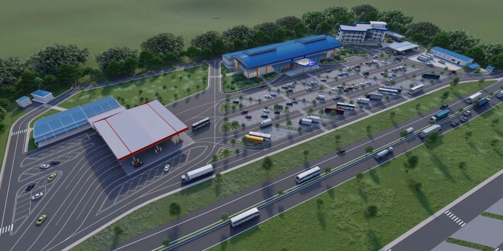 Không gian rộng rãi và sạch sẽ là ưu tiên hàng đầu của các trạm dừng chân uy tín
